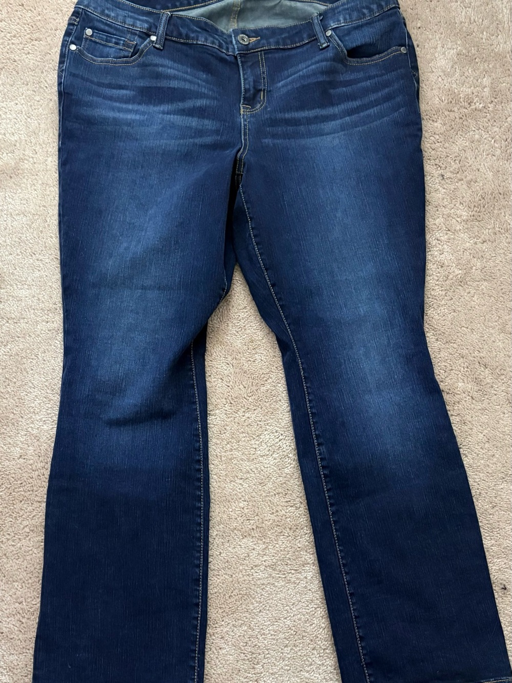 torrid Dark Blue Stretch Bootcut Jeans